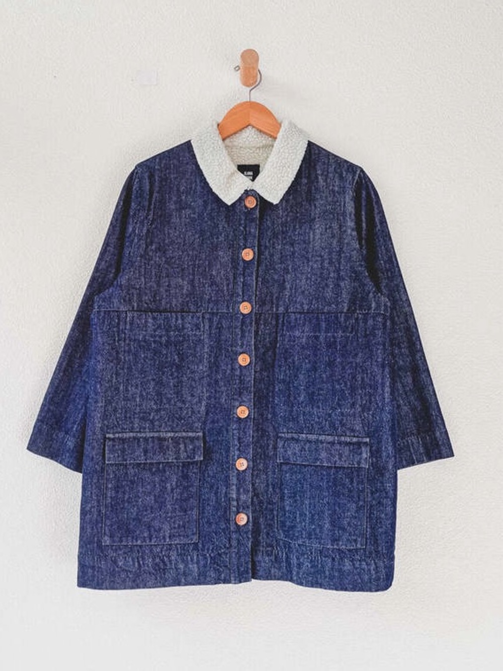 Ilana Kohn | Mabel Jacket in Denim and Faux Shearling